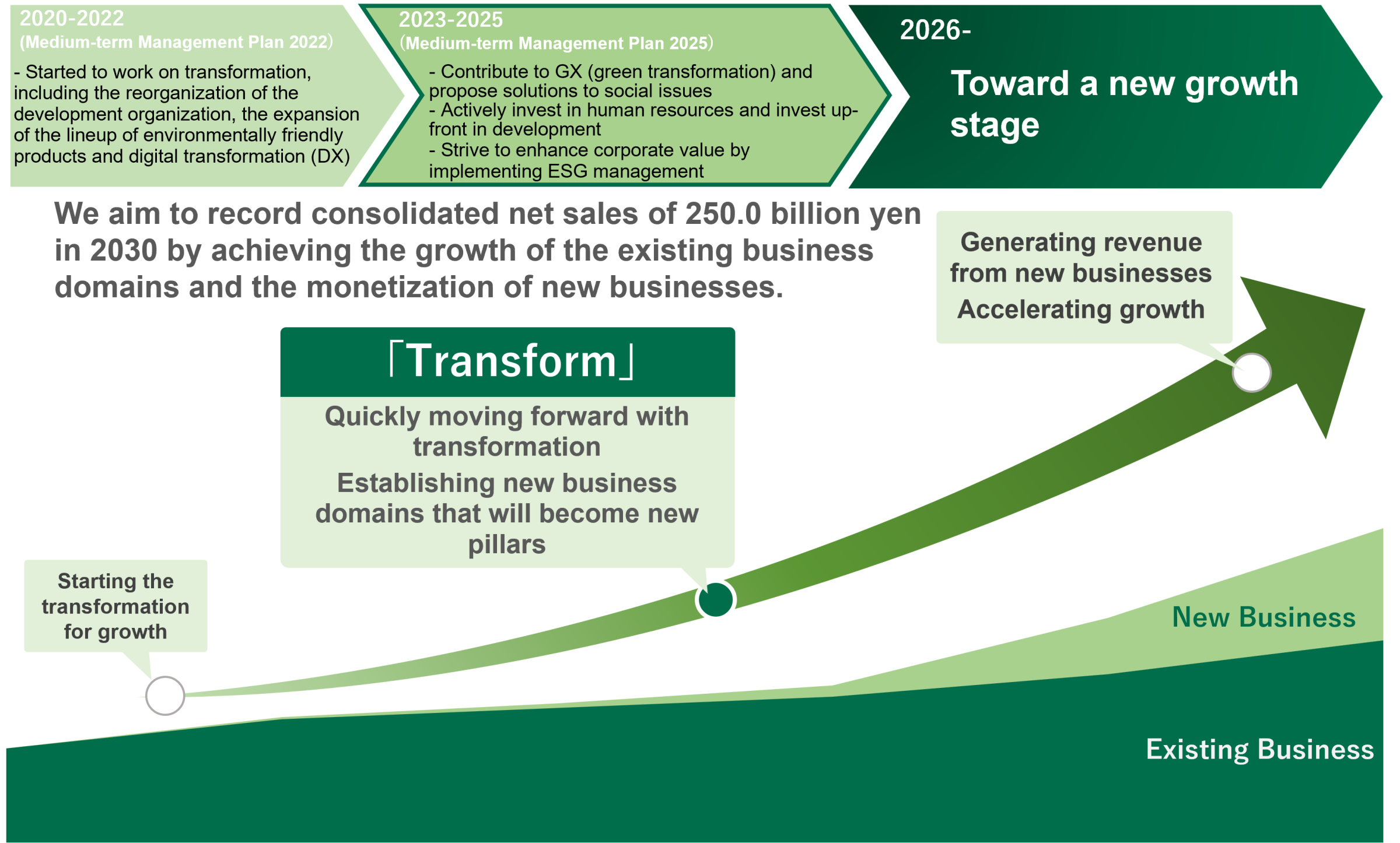 Position of Medium-Term Management Plan 2025