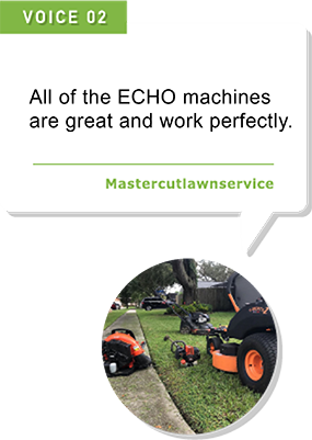 All of the ECHO machines are great and work perfectly.