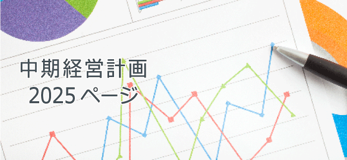 中期経営計画2025ページ